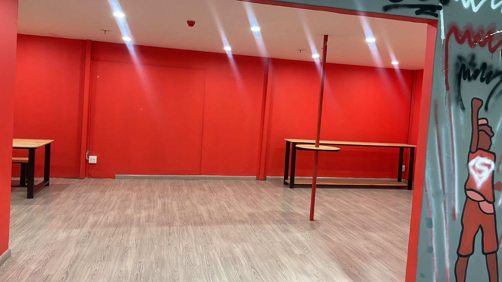 Red party room