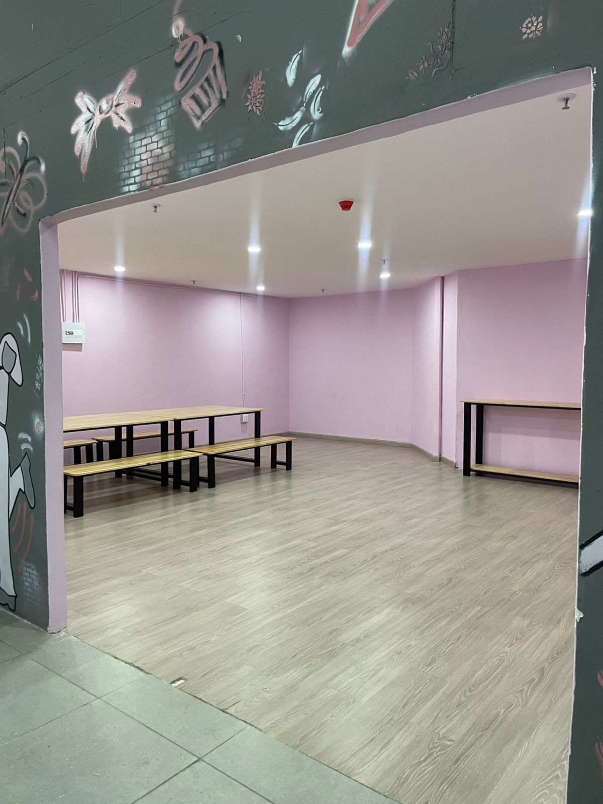 Pink party room